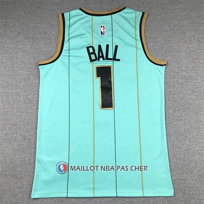 Maillot Charlotte Hornets Lamelo Ball NO 1 Ville Vert